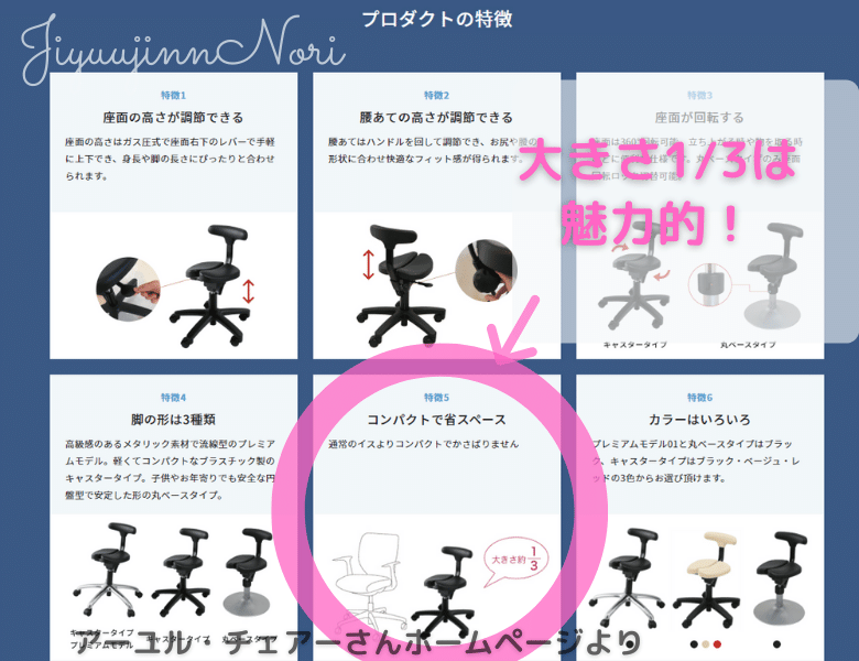 アーユルチェア ルナ ベージュ 体圧分散マット&足置きリング付き ぎす